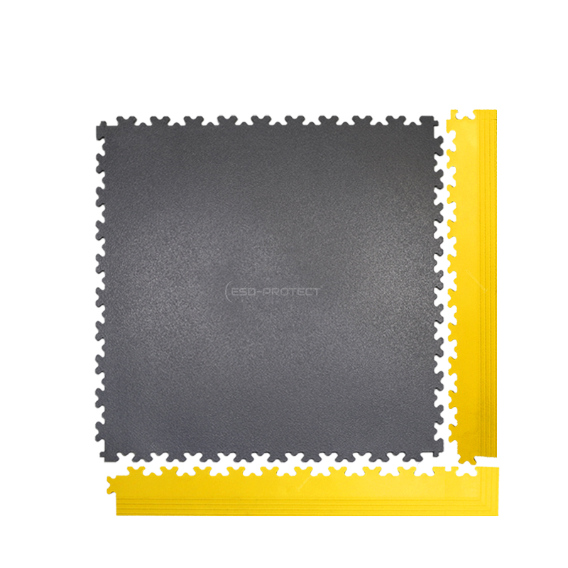 EP0502048-ESD-ProFloor-PF-50-Bodenpuzzle-Fliese-mit-Rampenelement-gelb 5070