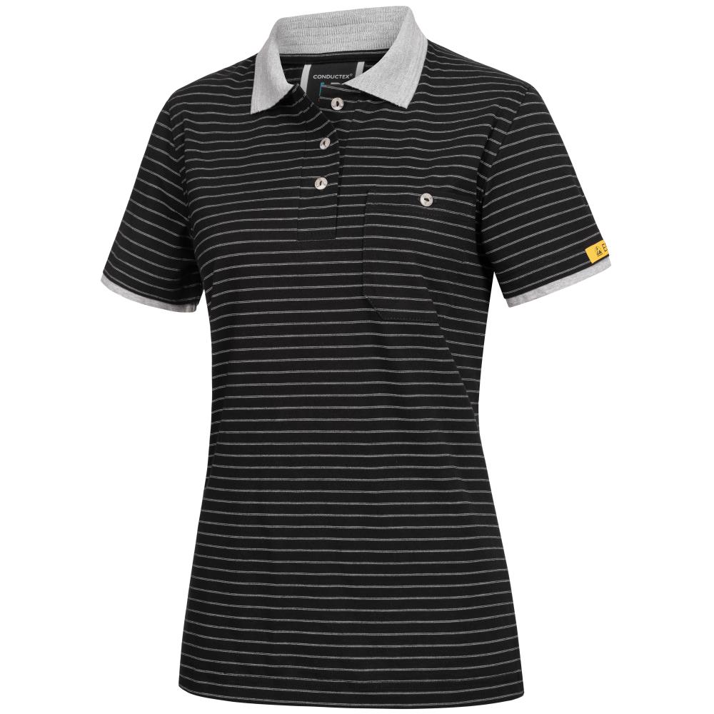 EP1002234-ESD-Polo-Shirt-CONDUCTEX-schwarz-silbergrau-1 4748