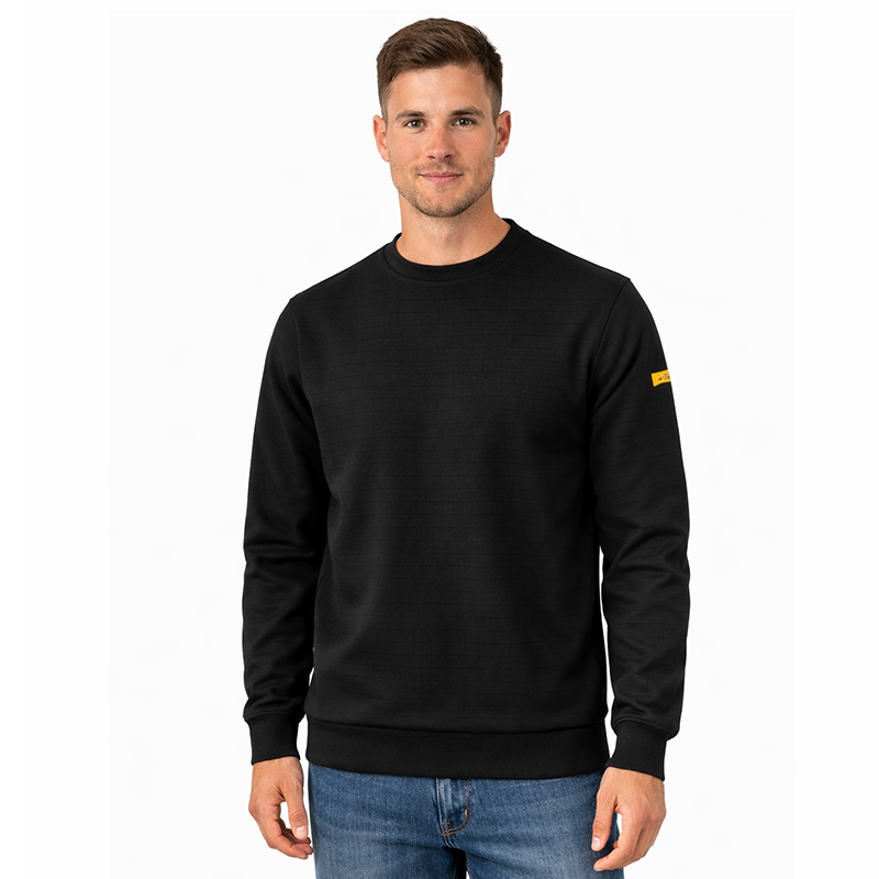 EP1003204-ESD-Sweatshirt-schwarz-langarm