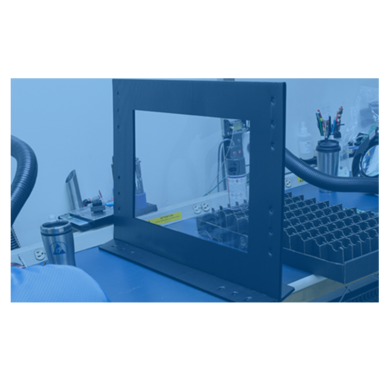 EP0901054 ESD-Trennwand Plastek TM portabel transparent 3