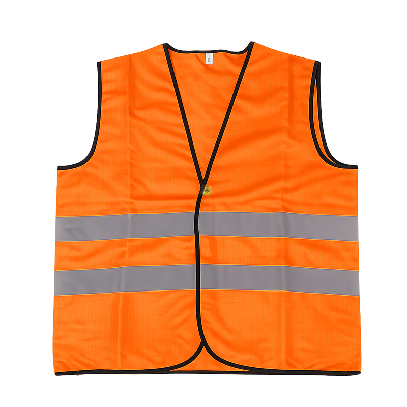 ESD warning vest, neon yellow, size M