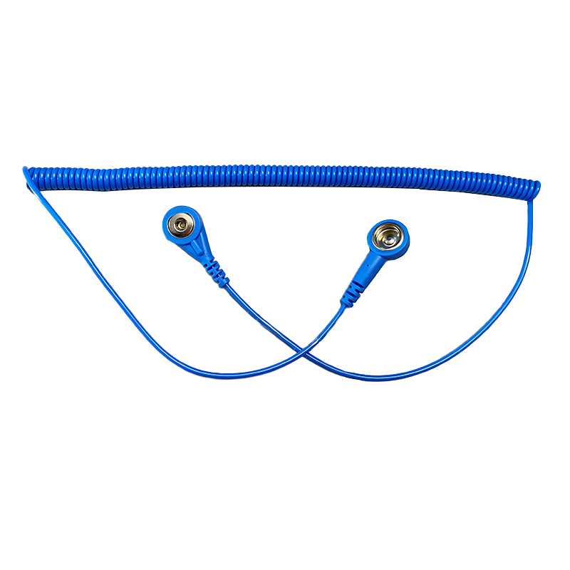Budget Spiralkabel blau, DK10-DK4, 2,40 m