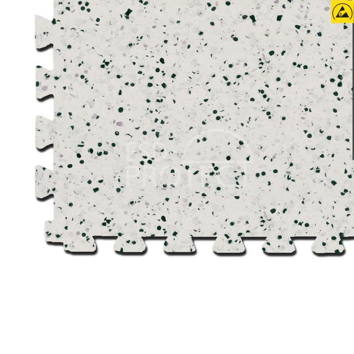 EP0502019 Gerflor ESD-Bodenfliese GTI EL5 CONNECT hellgrau 0350