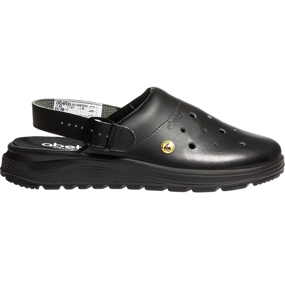 Abeba ESD clog Easy 2.0, black 837631