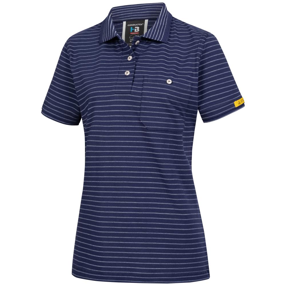 EP1002262-ESD-Polo-Shirt-CONDUCTEX-Navy-front 4770