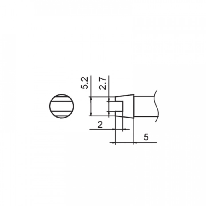 CE0103001 HAKKO Loetspitzen T15 fuer FX 951 FM 2028 15