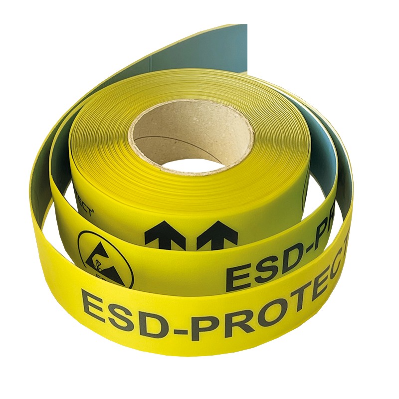 EPA floor marking tape EP-Supreme V "ESD-PROTECTED AREA"