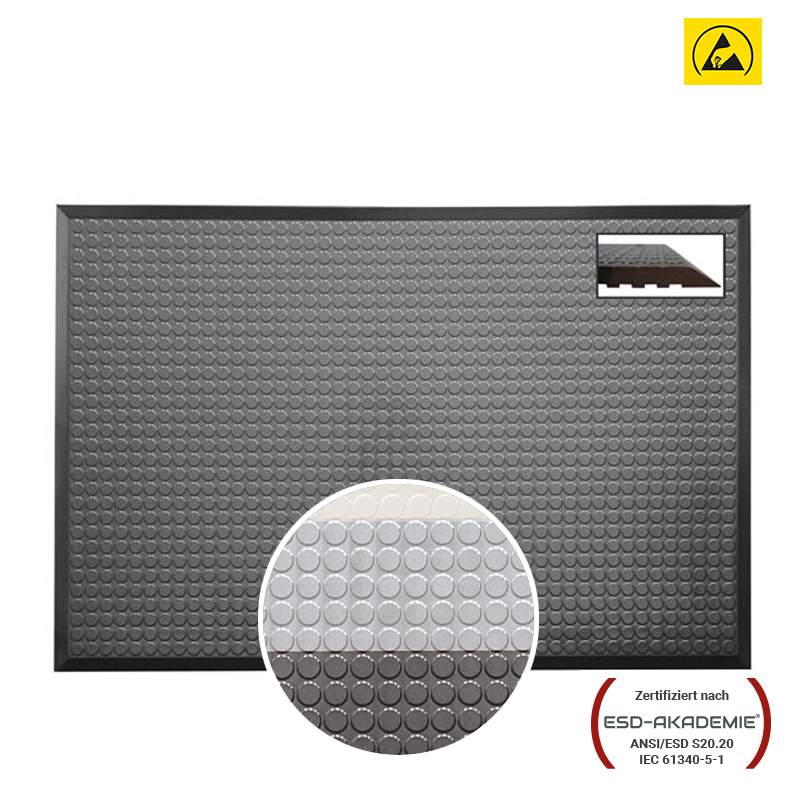 ESD-Arbeitsplatzmatte Infinity Deluxe, Flachnoppe