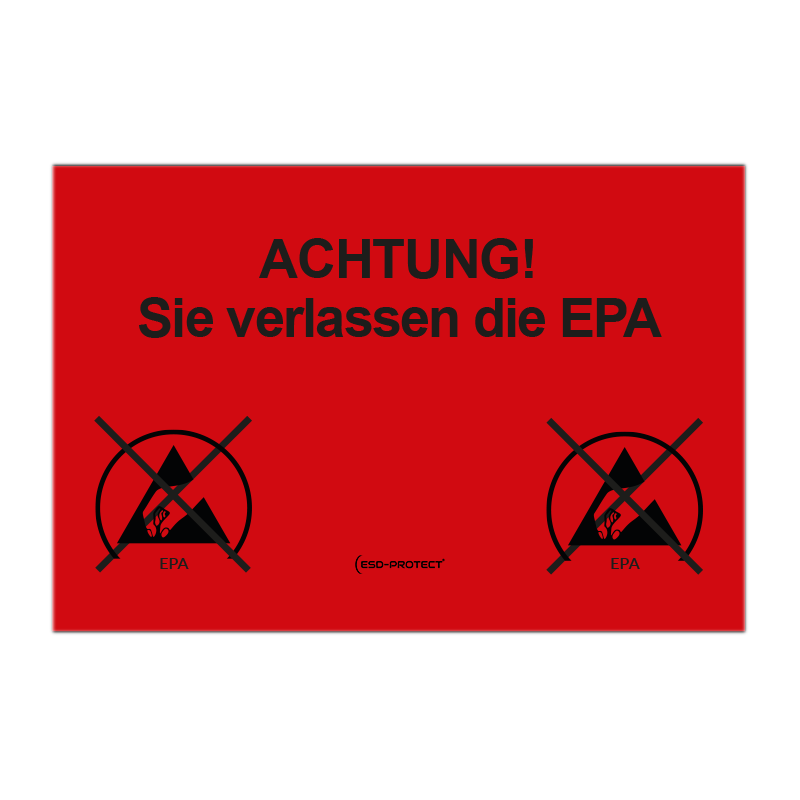 EP0601048-EPA-Ausgang-Warnaufkleber 4011