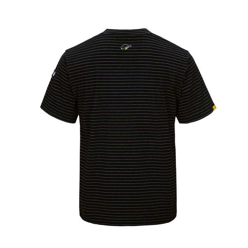 EP1001272-Conductex ESD-T-Shirt Green Turtle Unisex Schwarz Back 4998