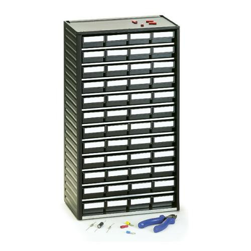 EP0803018 ESD-Kleinteilemagazin 48 Schubladen H 40mm