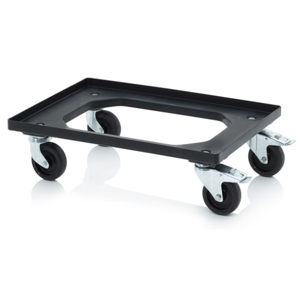 EP0705278 ESD-Transportroller 4 Lenkräder 2 Festst 100 kg Traglast 608 x 41 cm 5259