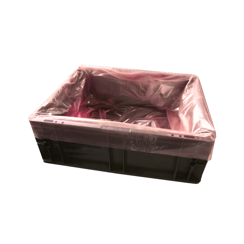 ESD gusseted bag Permanent Plus, light-pink