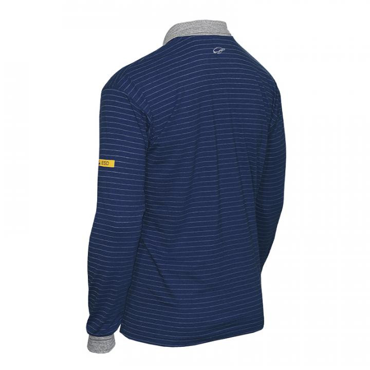 EP1002286 CONDUCTEX R ESD-Polo-Shirt Unisex Langarm 5