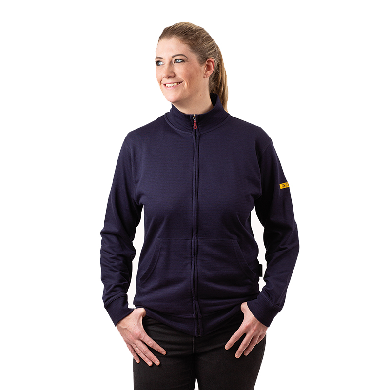 EP1003233-ESD-Jacke-Marineblau-Person 5389