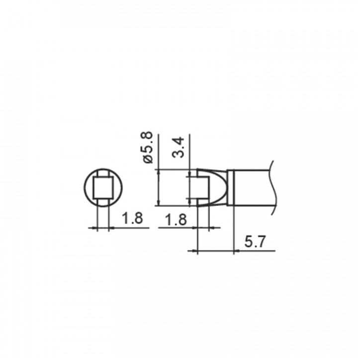 CE0103001 HAKKO Loetspitzen T15 fuer FX 951 FM 2028 16