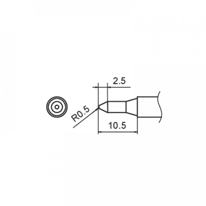 CE0103001 HAKKO Loetspitzen T15 fuer FX 951 FM 2028 20