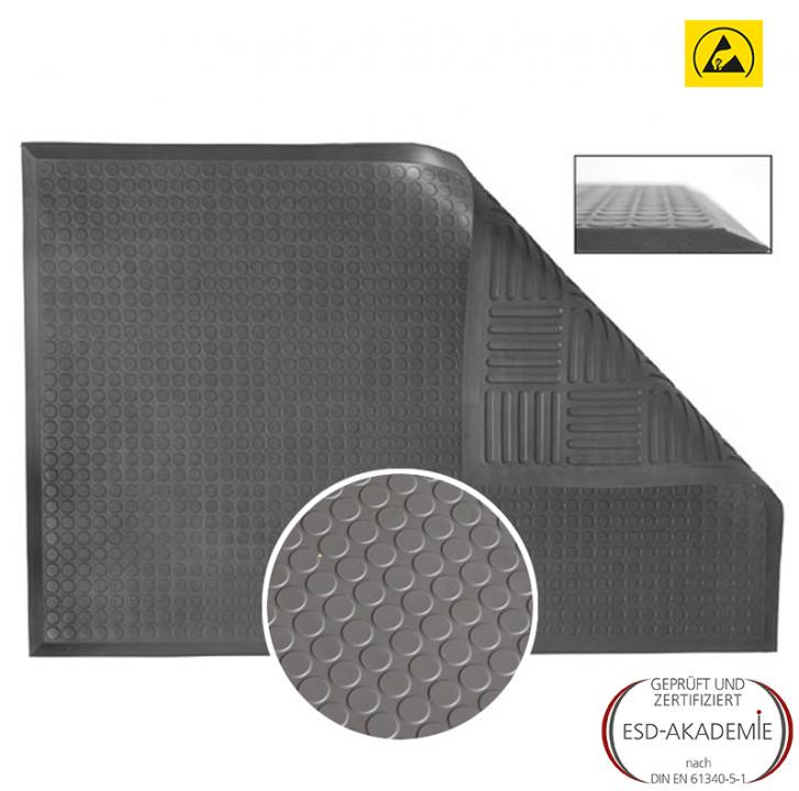 EP0503004 ESD-Arbeitsplatzmatte EFS Smooth Flachnoppe 1