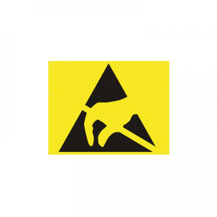 EP0602004 Etiketten ESD-Logo 7 x 9 mm