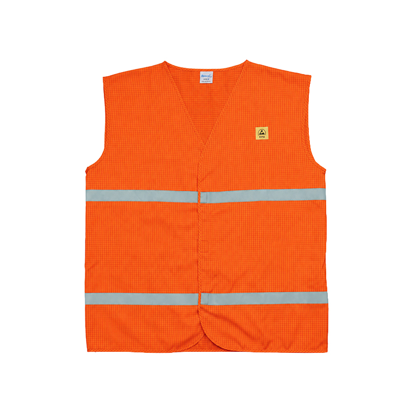 ESD warning vest orange