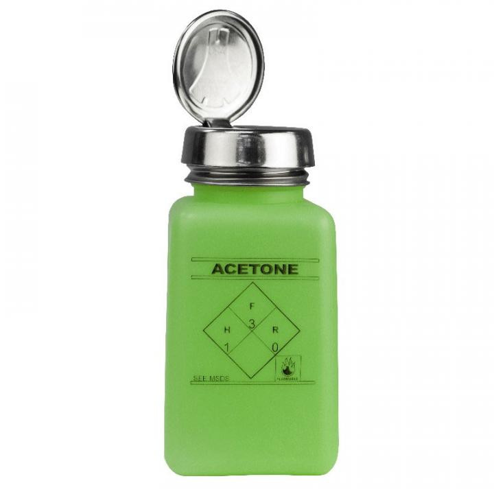 EP0708010 Dosierflasche gruen 180 ml ONE TOUCH Acetone