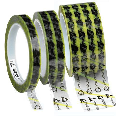EP0603029 ESD-Klebeband transparent mit ESD-Symbol 66 m 1