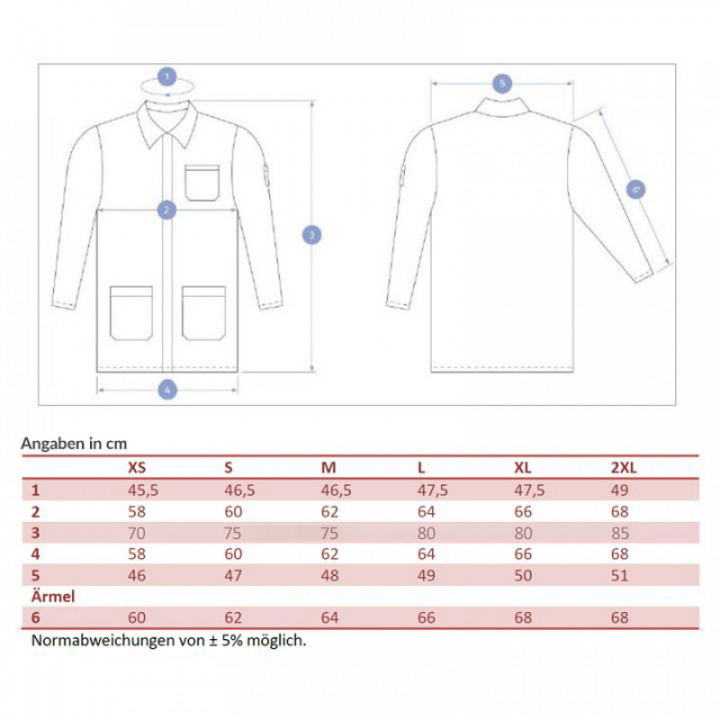 EP1004295 PROTEX R ESD-Kurzmantel 2