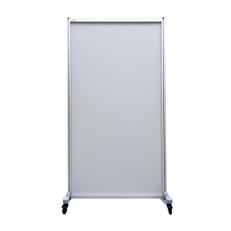 Mobile-ESD-EP0801281 Trennwand-auf-Rollen-frontal  mit Logo 5816