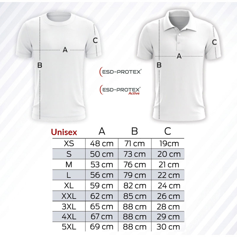 Masstabelle-Shirts-Unisex 901