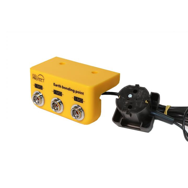 EP0102010 Erdungsbox mit 3x DK10 und Eurostecker 1