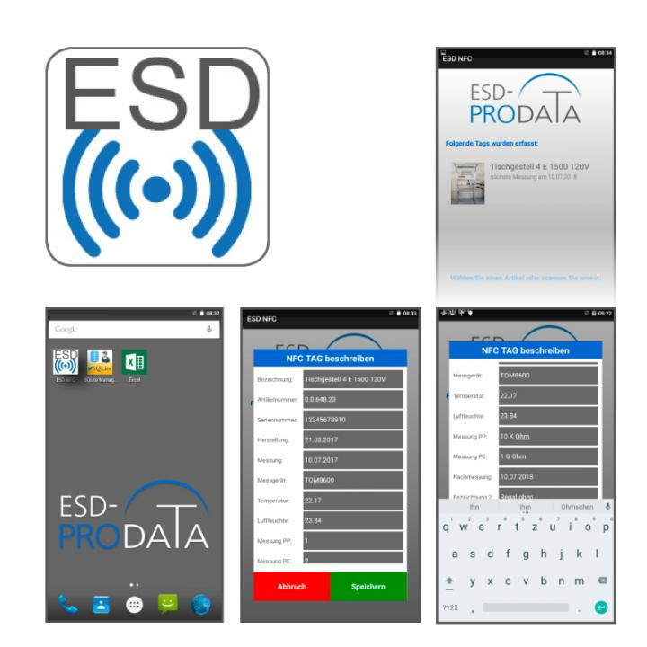 EP1502002 eLOGG APP zur ESD-Inventarverwaltung