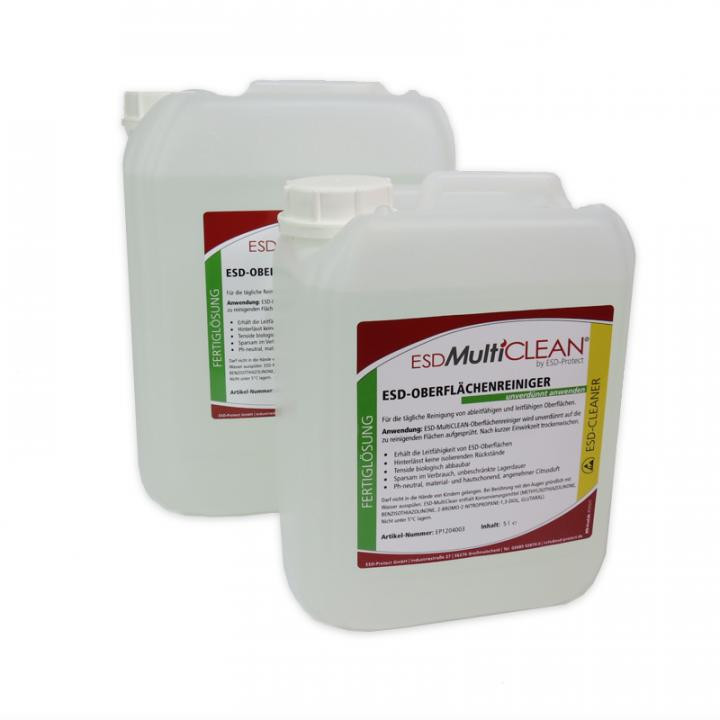 Pro Clean Esd ESD-MultiClean Surface Cleaner 5 l – Ready-to-use solution – ESD-PROTECT