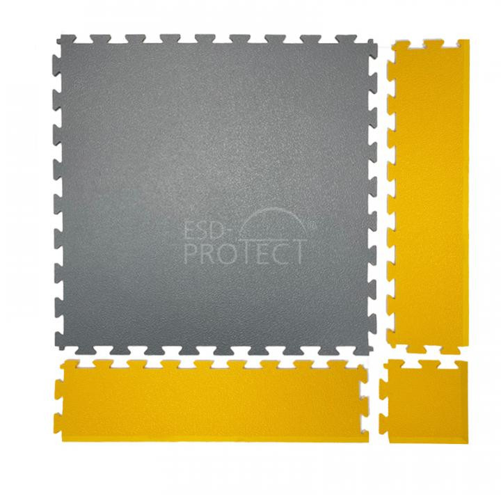 EP0502040 ESD-ProFloor PF 55 Rampenelement gelb 1