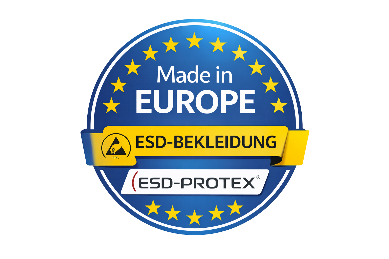 Siegel-Made-in-Europe-ESD-Bekleidung