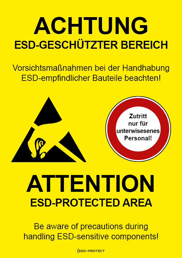 EPA-Hinweis/Warnaufkleber, DE-EN, DIN A4