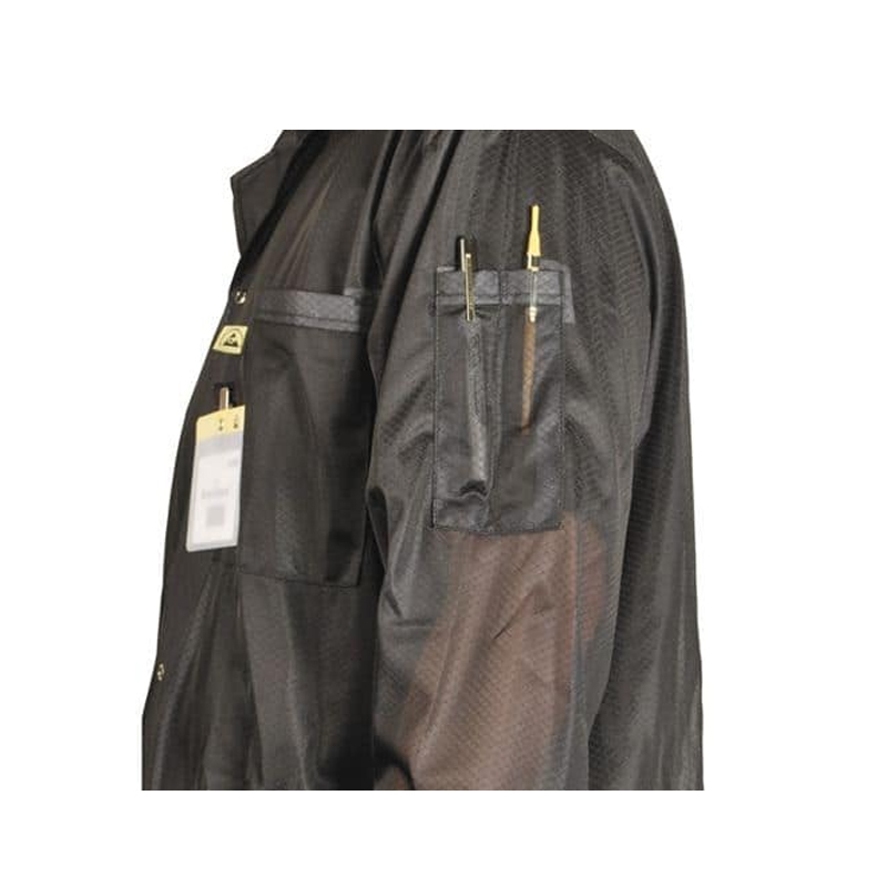 EP1004562-Statshield-ESD-Mantel-schwarz-Seitenansicht
