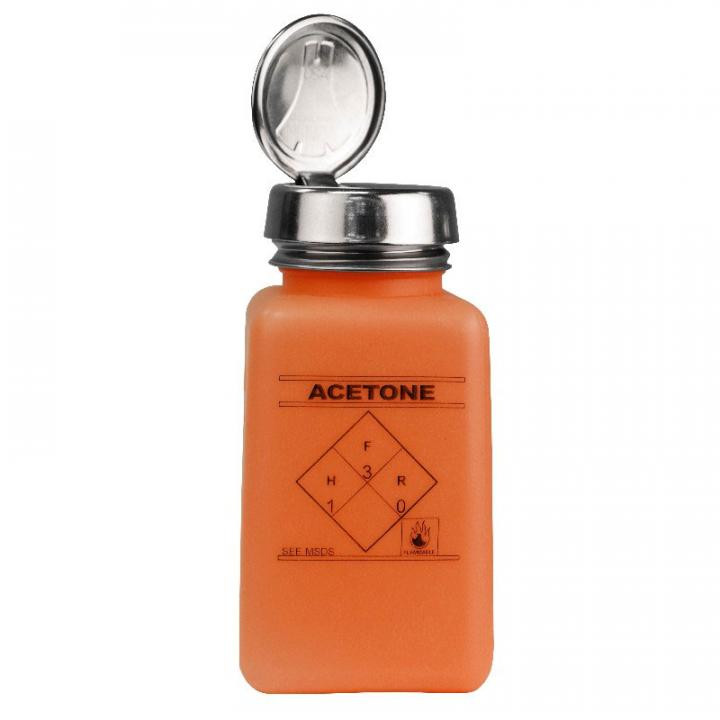 EP0708008 Dosierflasche orange 180 ml ONE TOUCH Acetone