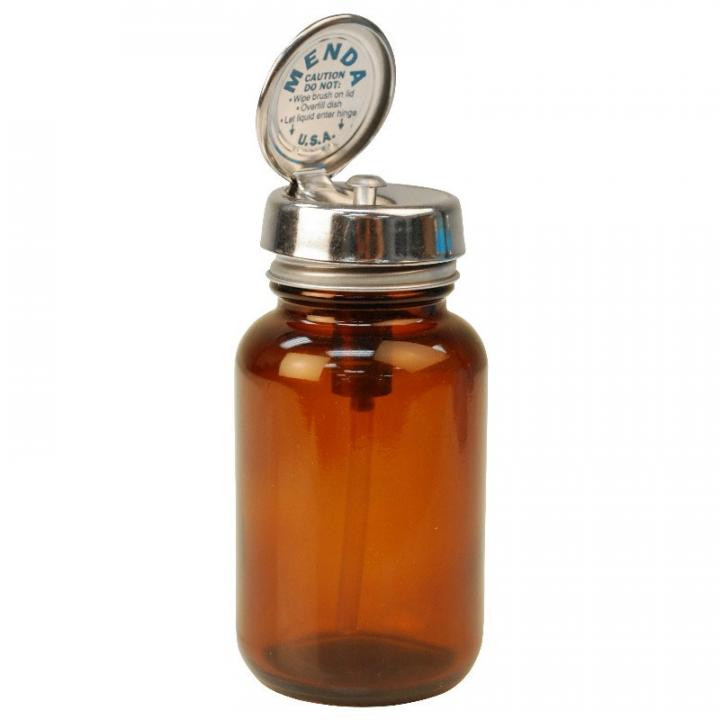 EP0708042 Glasflasche braun transparent 120 ml PURE TOUCH