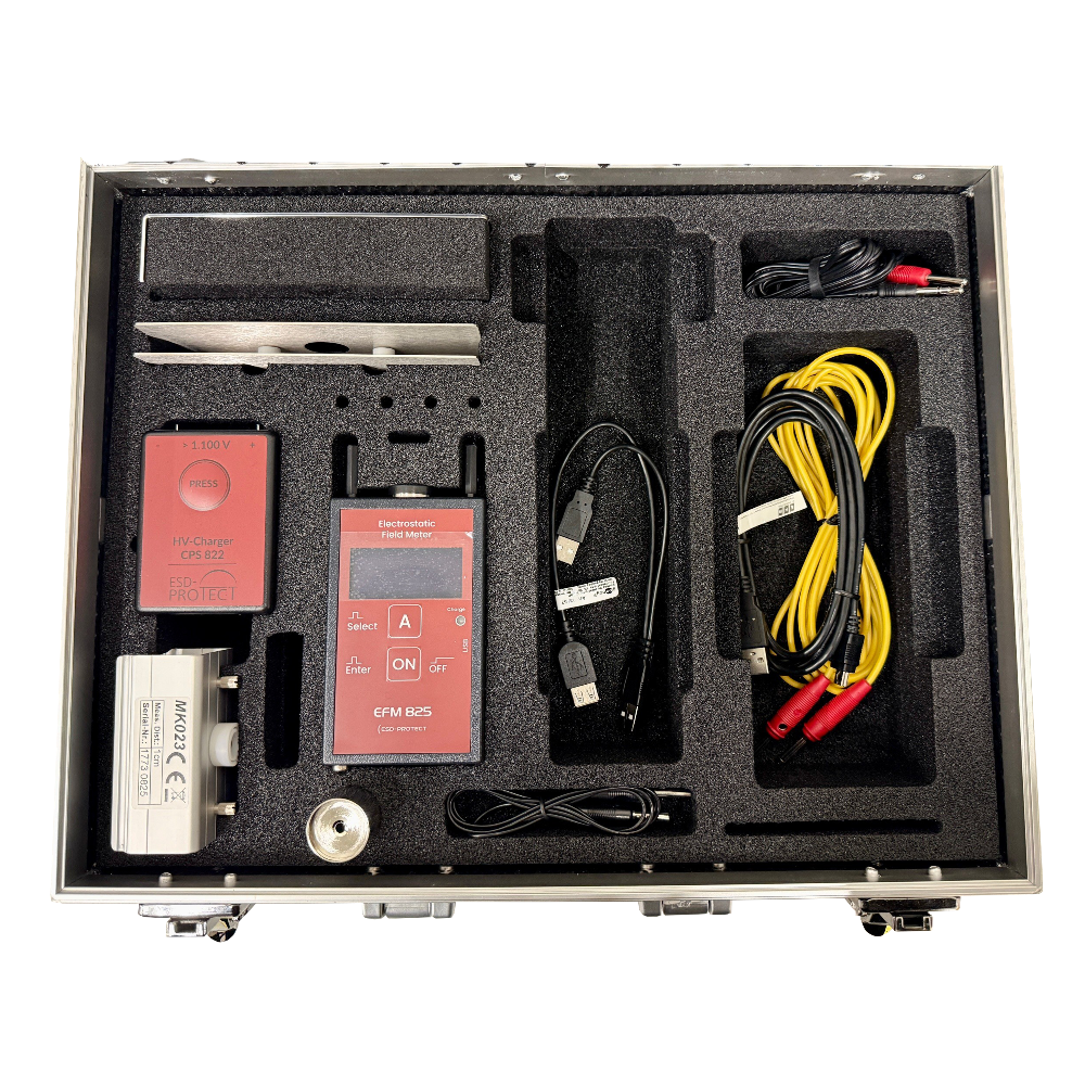 Elektrofeldmeter EP-EFM 825 mit Zubehörset AKC