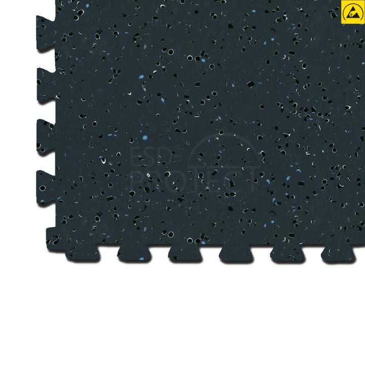 EP0502020 Gerflor ESD-Bodenfliese GTI EL5 CONNECT schwarz 0351
