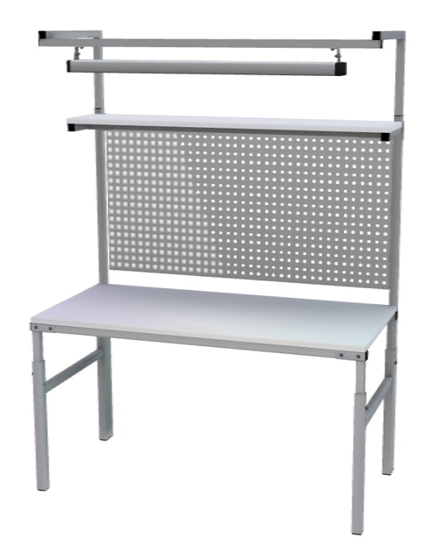 Treston ESD-Arbeitstisch TPH mit LP/MG 1200x700m, montiert