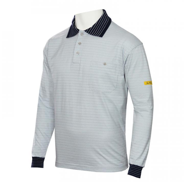 EP1002286 CONDUCTEX R ESD-Polo-Shirt Unisex Langarm 1