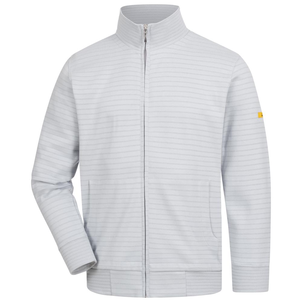 EP1003087-ESD-Sweatjacke-CONDUCTEX-silbergrau-1 Front 4761