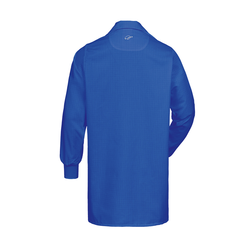 EP1004542-ESD-Mantel-Naptex-blau-unisx-mit-Strickbund 4801