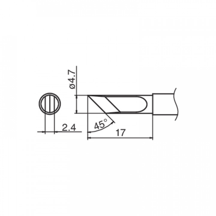 CE0103001 HAKKO Loetspitzen T15 fuer FX 951 FM 2028 10