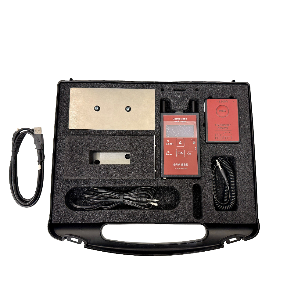 Elektrofeldmeter EP-EFM 825 mit Zubehörset CPS