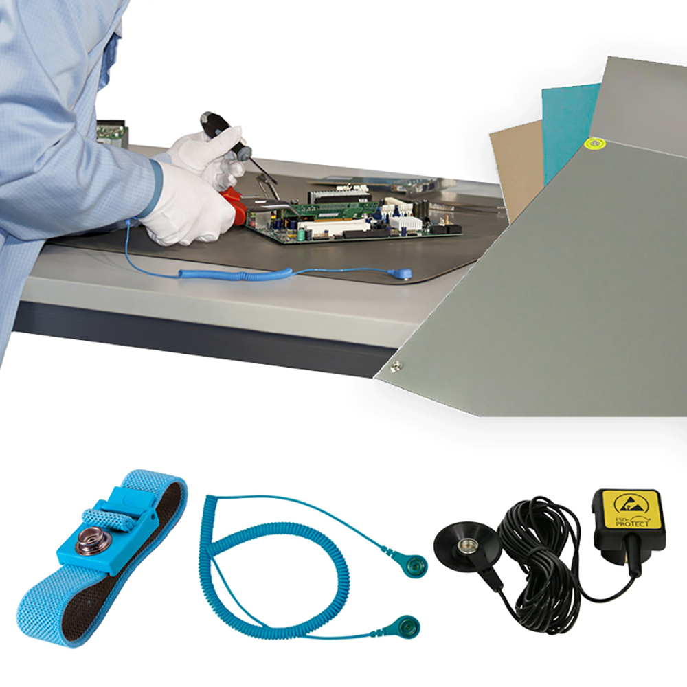 ESD Tischmatten-Set "ProMat Starter-Kit", 600 x 600 mm