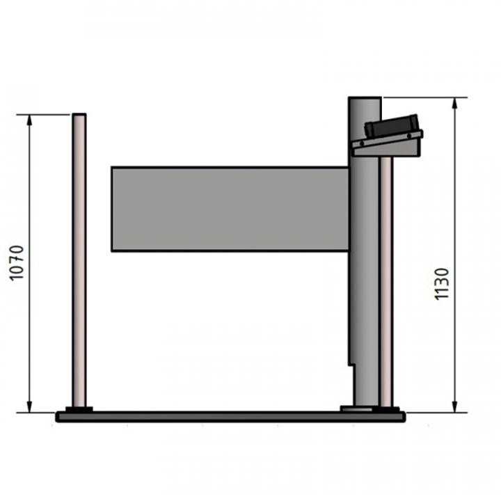 EP0301051 Eingangsanlage Protect Gate Komplettsystem 7