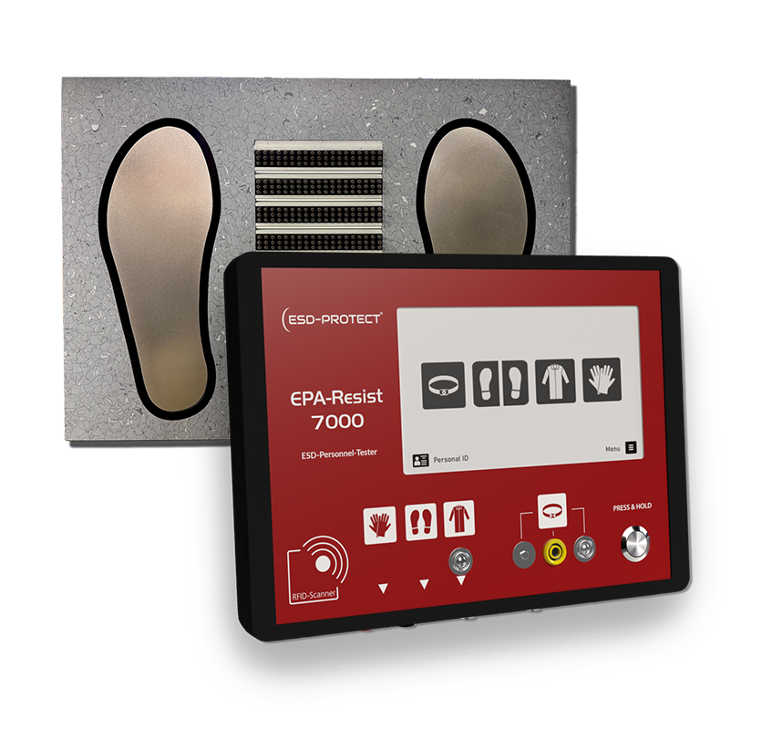 Fußelektrode FA mit Fußabstreifer