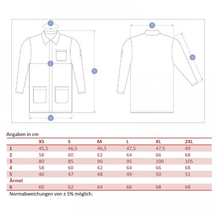 EP1004033 PROTEX R ESD-Arbeitsmantel mit Strickbund Unisex 3
